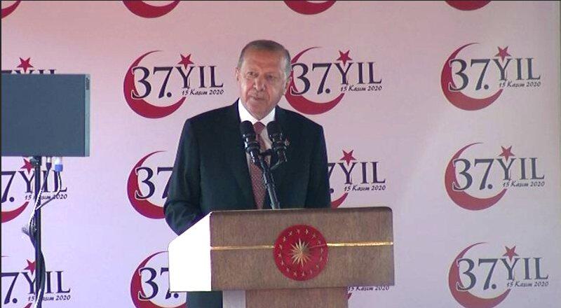 Cumhurbaşkanı Erdoğan’dan KKTC’de: Artık tahammülümüz kalmamıştır