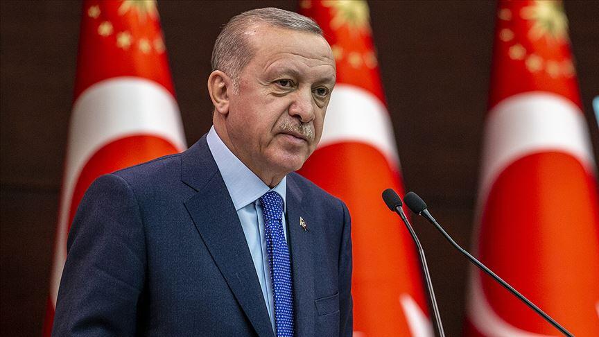 Cumhurbaşkanı Erdoğan’dan şehit ailesine başsağlığı mesajı