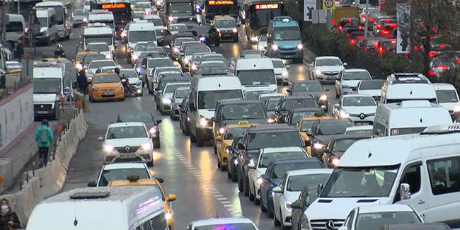 Son dakika haberi… İstanbul’da trafik yoğunluğu! Trafik yoğunluk haritası