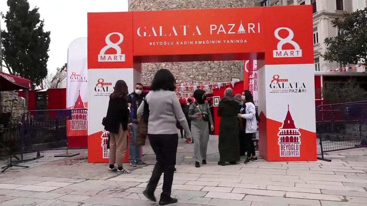 8 Mart Galata Pazarı! Kadınların hazırladığı ürünler bu pazarda satılıyor