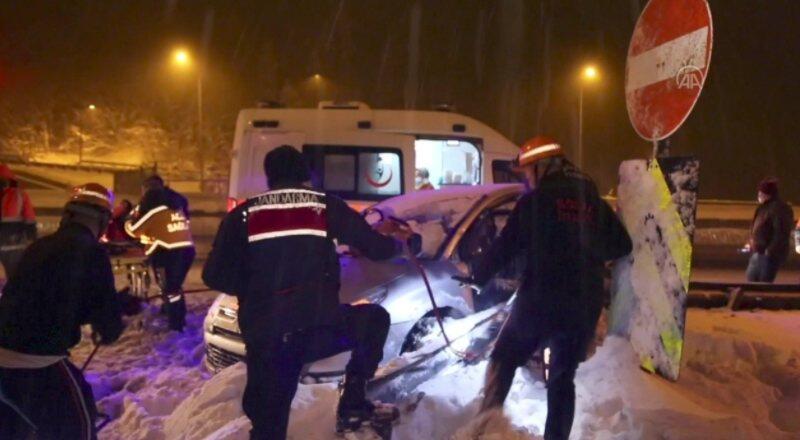 Bolu Dağı Tünelinde kaza