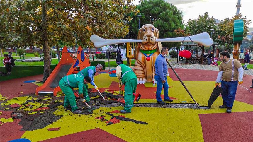 Küçükçekmece’deki çocuk parkındaki görsellere ilişkin terör soruşturması tamamlandı