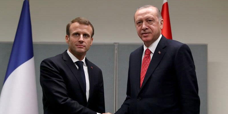 SON DAKİKA HABERİ: Cumhurbaşkanı Erdoğan, Macron ile görüştü