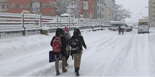 Yozgat’ta eğitime 1 gün ara verildi