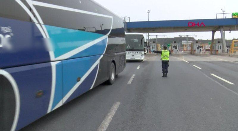 İstanbul’da yolcu otobüsleri tek tek denetlendi