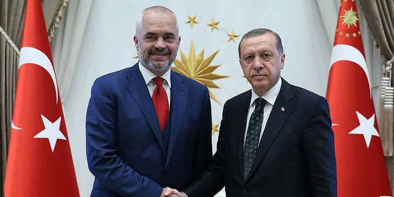 Cumhurbaşkanı Erdoğan, Arnavutluk Başbakanı Rama’yı kabul etti