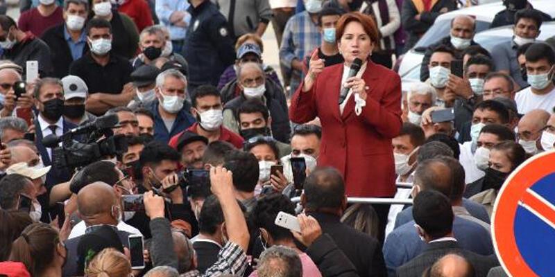 Akşener’in esnaf ziyareti sırasında gerginlik