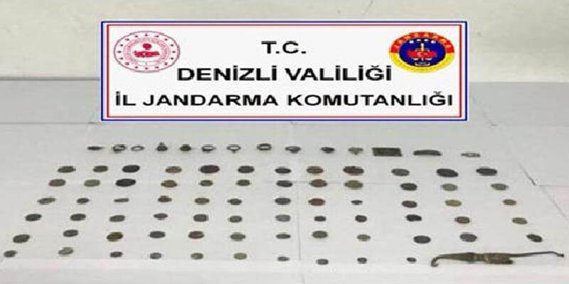 Denizli’de 585 parça tarihi eser ele geçirildi