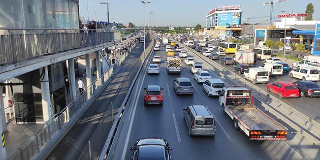 İstanbul’da trafik yoğunluğu!