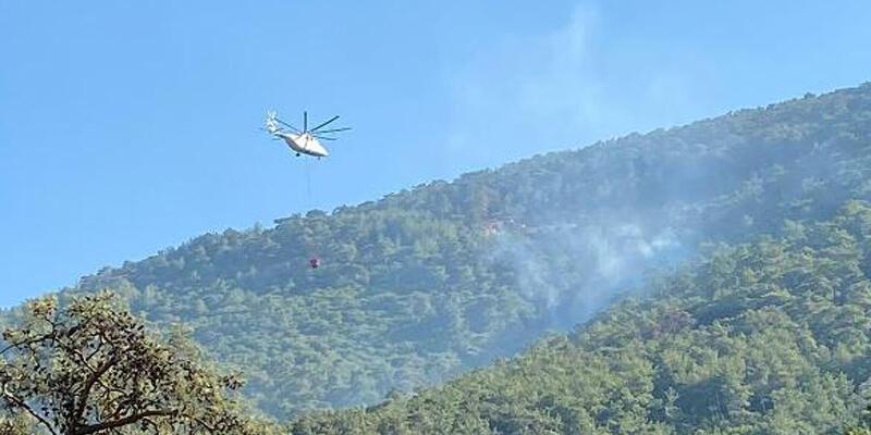 Milas’ta orman yangını büyümeden kontrol altına alındı