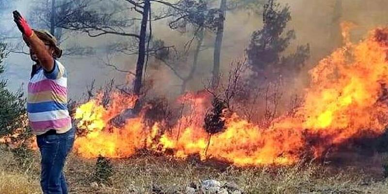 Muğla’da bir yangın daha! Havadan ve karadan müdahale ediliyor