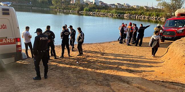 İstanbul’da gölete giren bir kişi kayboldu