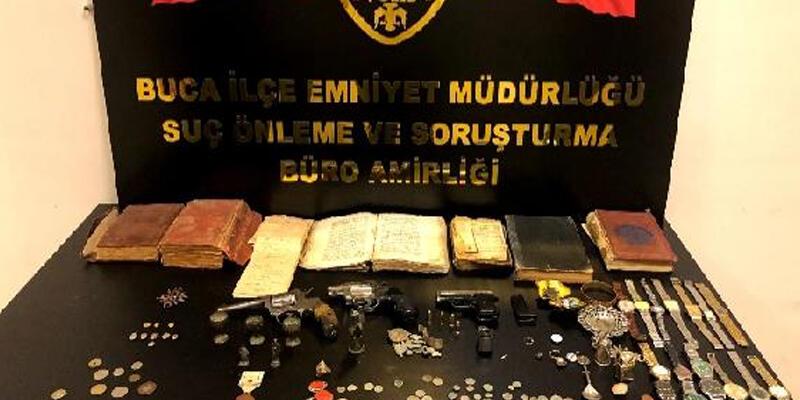 Polisin dikkati sayesinde 94 parça tarihi eser ele geçirildi